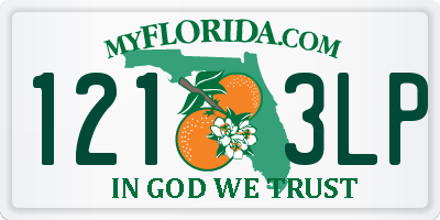 FL license plate 1213LP