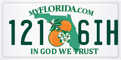 FL license plate 1216IH