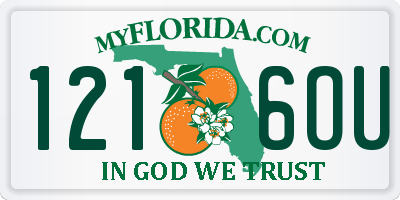 FL license plate 1216OU