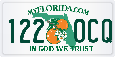 FL license plate 1220CQ