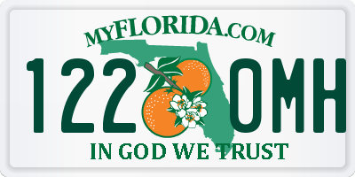 FL license plate 1220MH