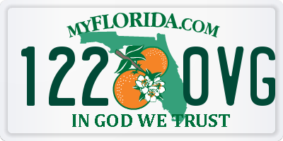 FL license plate 1220VG
