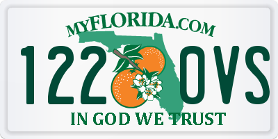 FL license plate 1220VS
