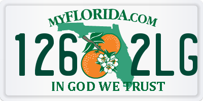 FL license plate 1262LG