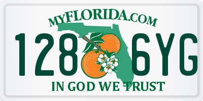 FL license plate 1286YG