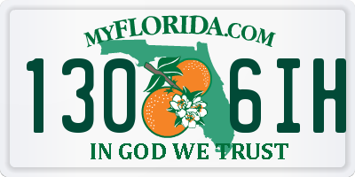 FL license plate 1306IH