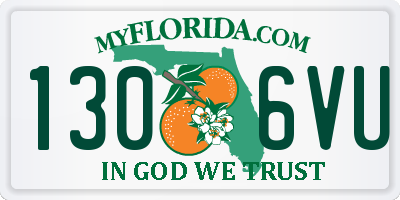 FL license plate 1306VU