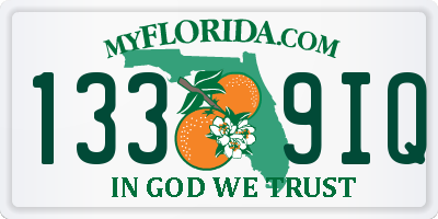 FL license plate 1339IQ