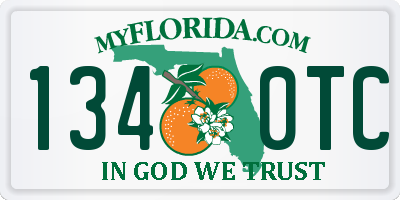 FL license plate 1340TC