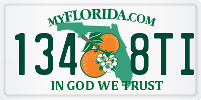 FL license plate 1348TI