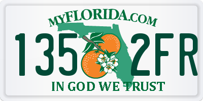 FL license plate 1352FR