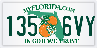 FL license plate 1356VY