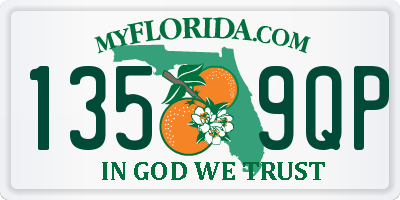FL license plate 1359QP