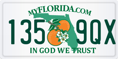 FL license plate 1359QX