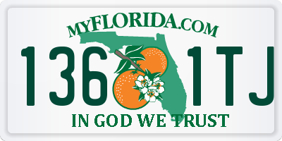 FL license plate 1361TJ