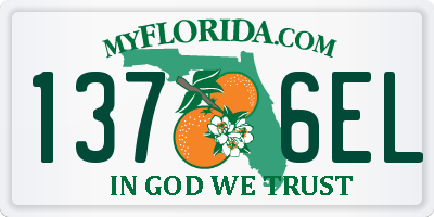 FL license plate 1376EL