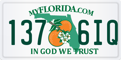 FL license plate 1376IQ