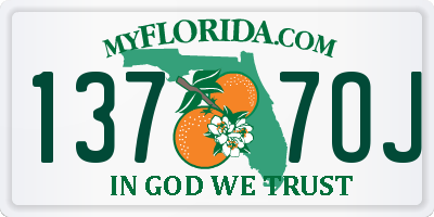 FL license plate 1377OJ