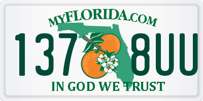 FL license plate 1378UU
