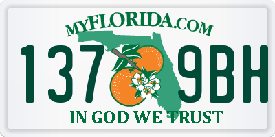 FL license plate 1379BH