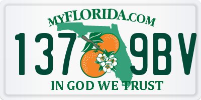 FL license plate 1379BV