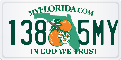 FL license plate 1385MY