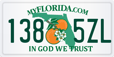 FL license plate 1385ZL