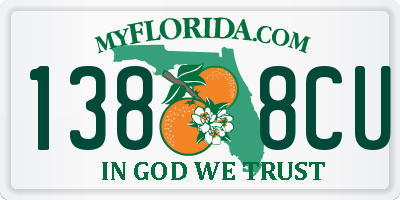 FL license plate 1388CU
