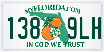 FL license plate 1389LH