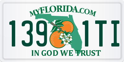 FL license plate 1391TI