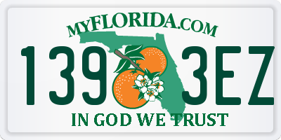 FL license plate 1393EZ