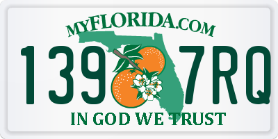 FL license plate 1397RQ