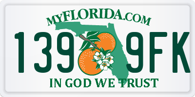 FL license plate 1399FK