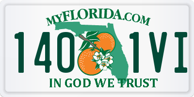 FL license plate 1401VI