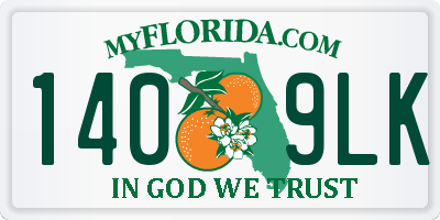 FL license plate 1409LK