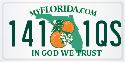 FL license plate 1411QS