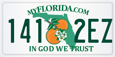 FL license plate 1412EZ