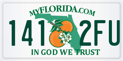 FL license plate 1412FU