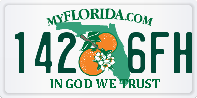 FL license plate 1426FH