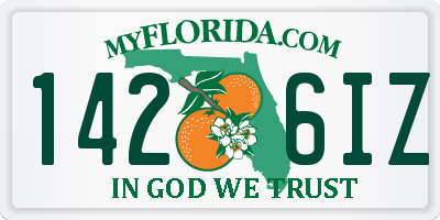 FL license plate 1426IZ