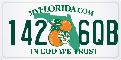 FL license plate 1426QB