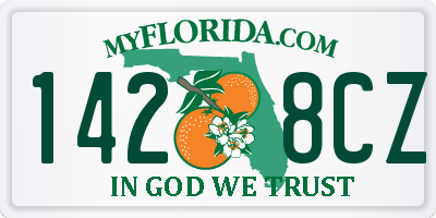 FL license plate 1428CZ