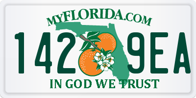 FL license plate 1429EA