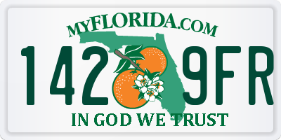 FL license plate 1429FR