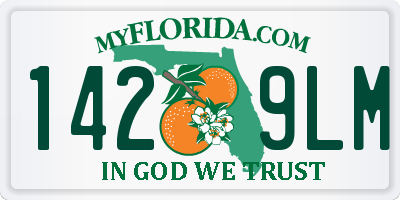 FL license plate 1429LM