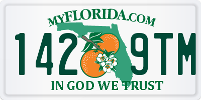 FL license plate 1429TM