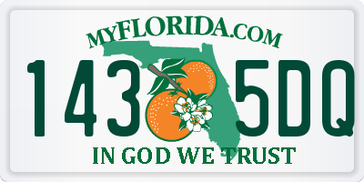 FL license plate 1435DQ