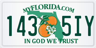 FL license plate 1435IY