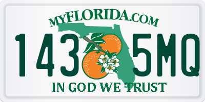 FL license plate 1435MQ