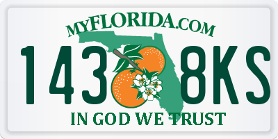 FL license plate 1438KS